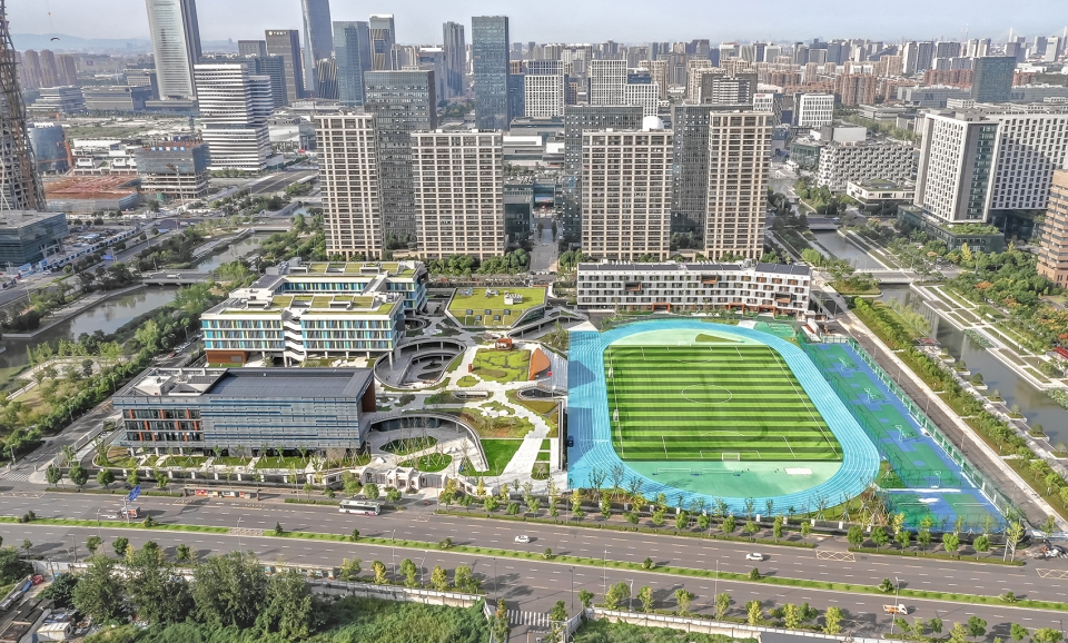east campus of ningbo xiaoshi high school by udg china