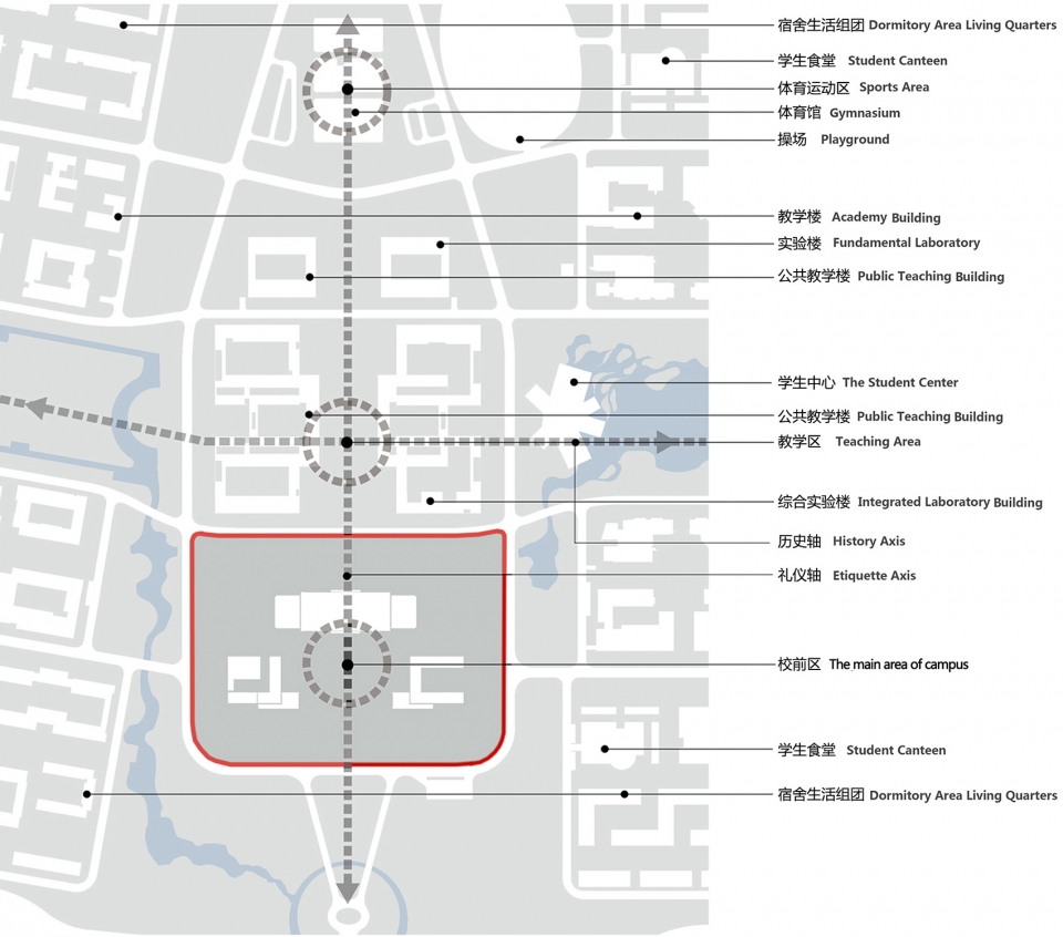 library integrated service building of nankai university new campus china by gpc of tadi