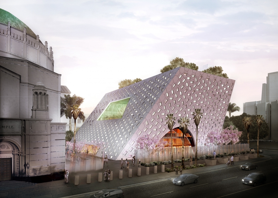 audrey irmas pavilion by oma shohei shigematsu