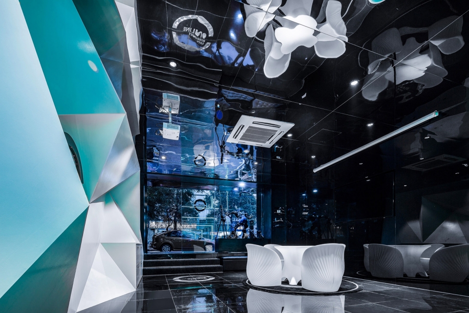 e sports pavilion by real group linear architecture
