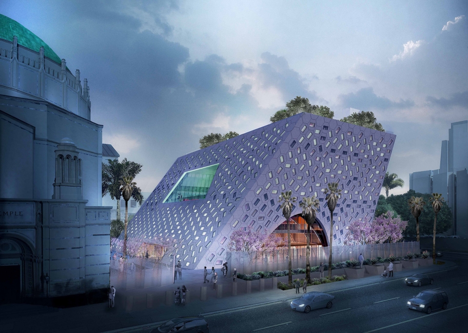 audrey irmas pavilion by oma shohei shigematsu