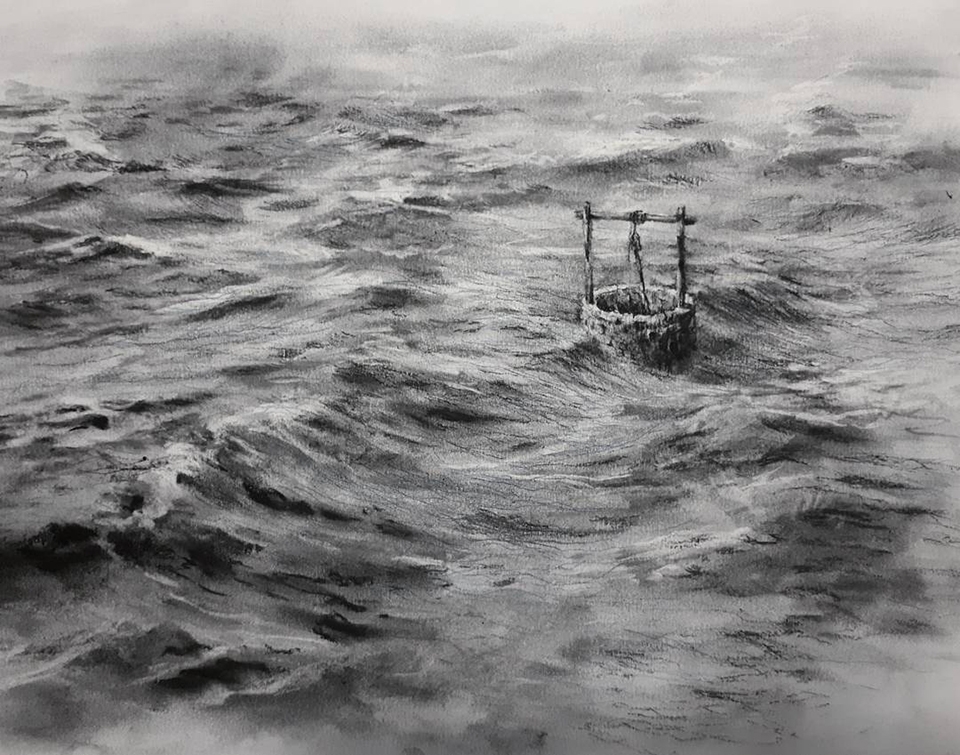 land adrift by pejac