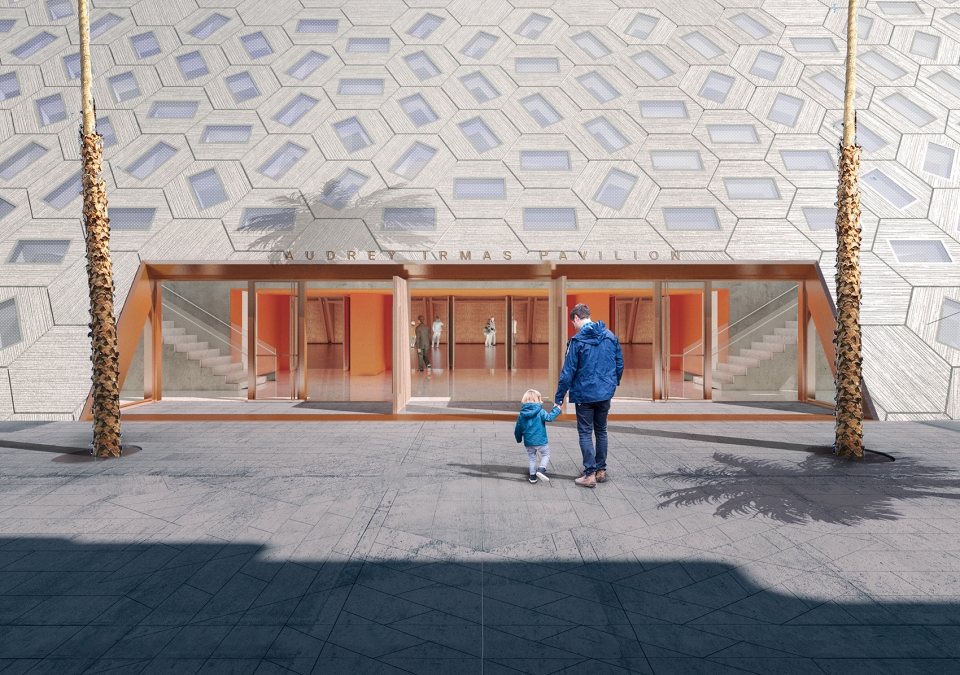 audrey irmas pavilion by oma shohei shigematsu