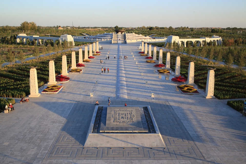 holy fire park of aolezhaoqi town inner mongolia by beijing urban landscape research institute