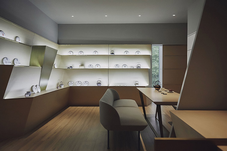beijing sanlitun zhizheng tea house by beijing duijiaoxian design studio