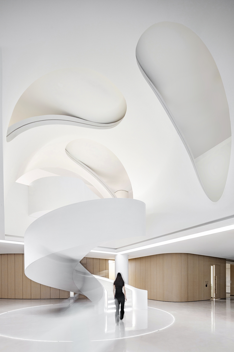 hele international art center china by pone architecture
