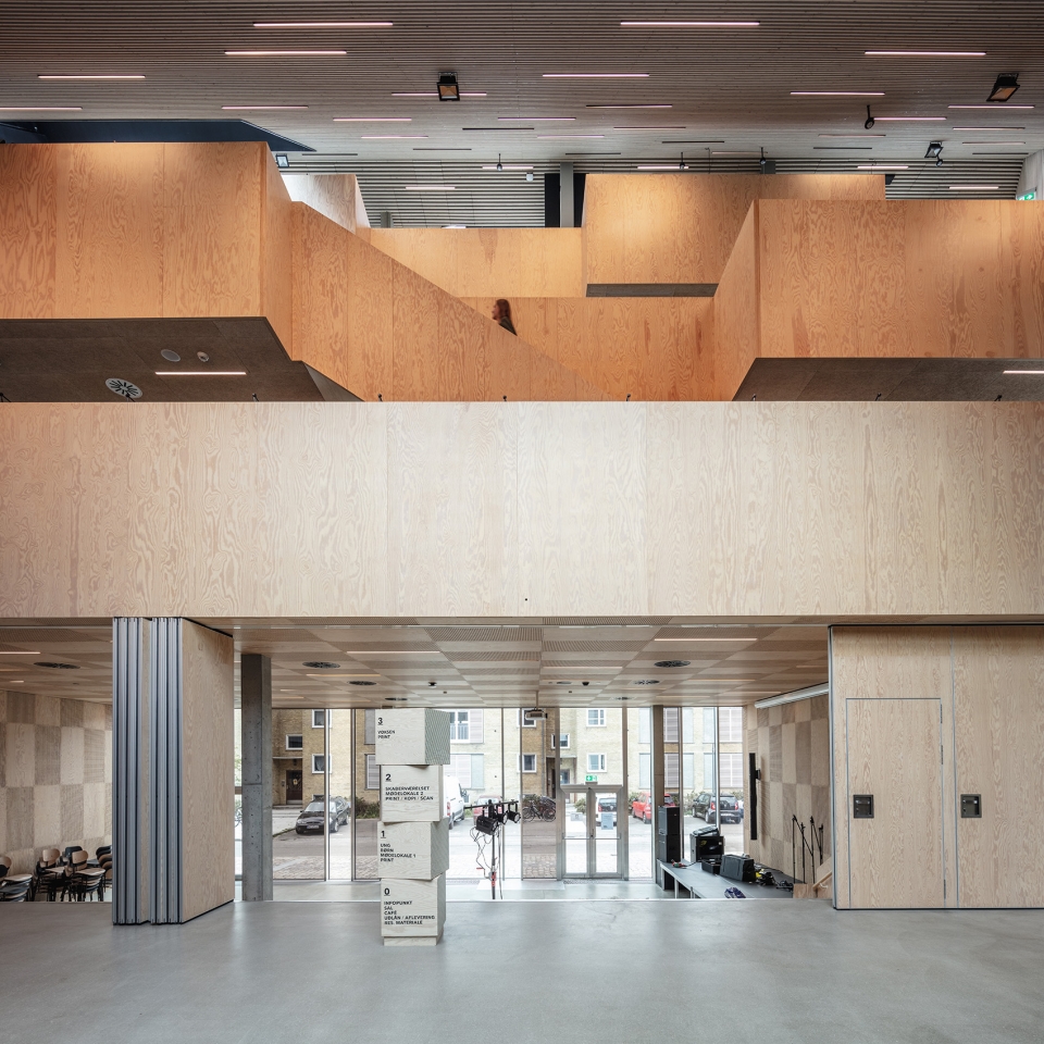 tingbjerg library and culture house by cobe