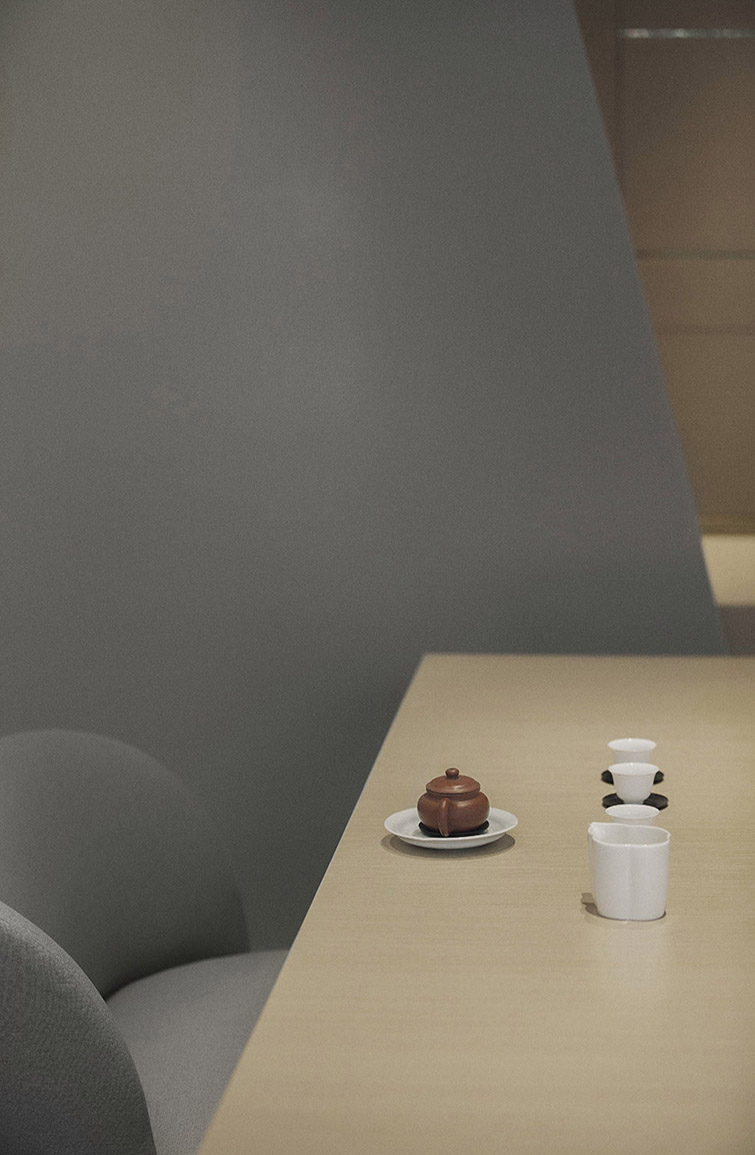 beijing sanlitun zhizheng tea house by beijing duijiaoxian design studio