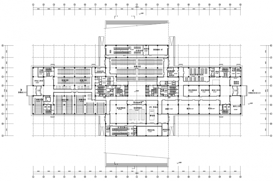 library integrated service building of nankai university new campus china by gpc of tadi