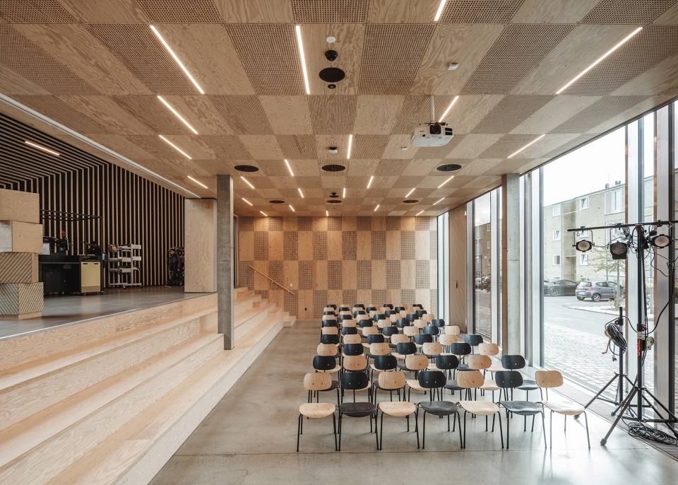 tingbjerg library and culture house by cobe