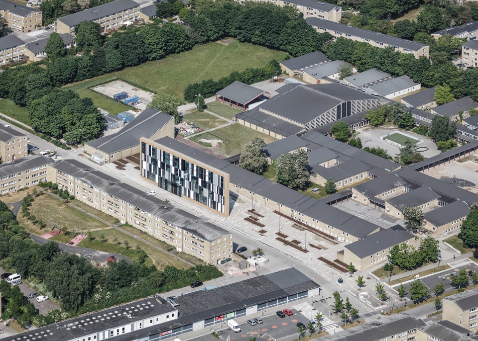 tingbjerg library and culture house by cobe