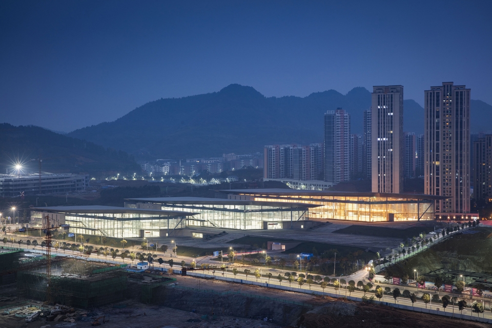 zunyi rosa international exhibition and convention center china by capol international associates group