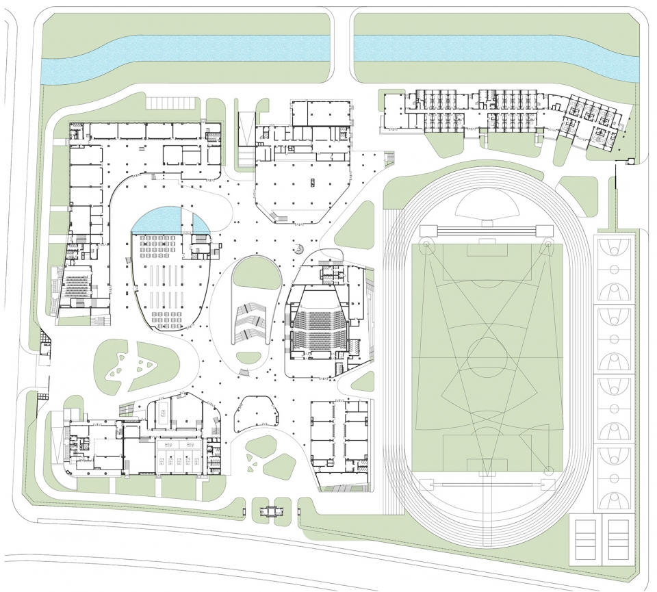 east campus of ningbo xiaoshi high school by udg china