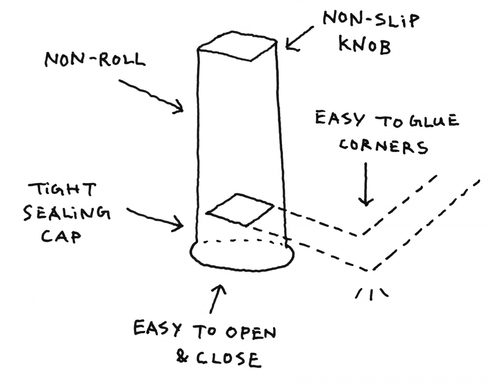GLOO adhesive products for KOKUYO by nendo