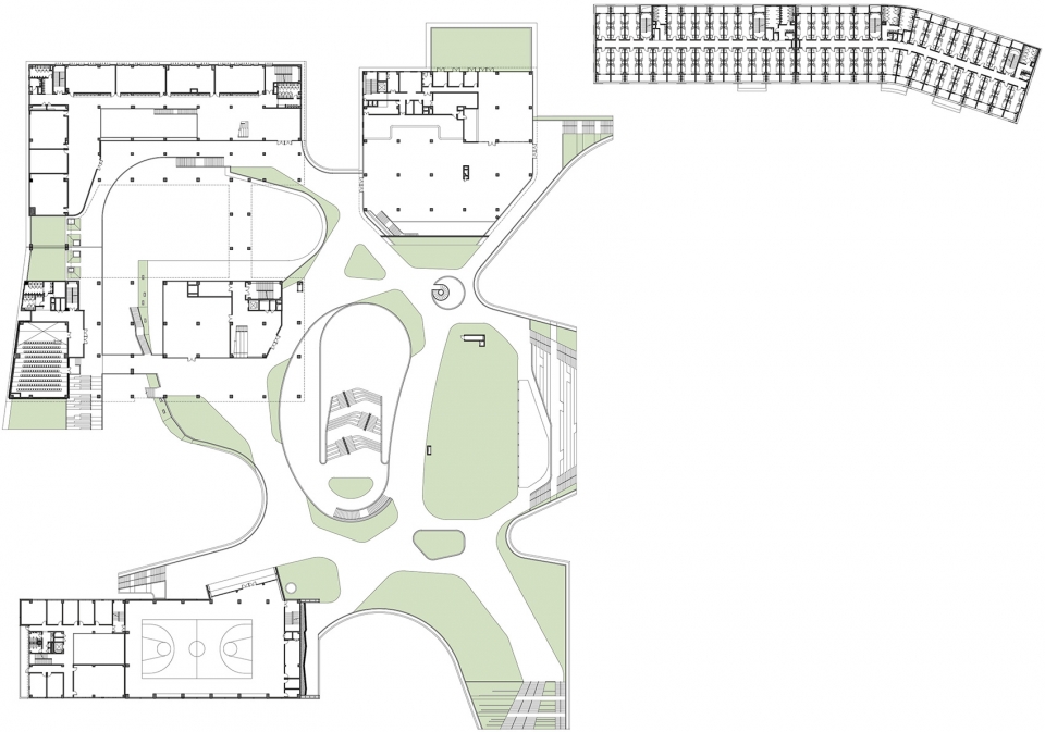 east campus of ningbo xiaoshi high school by udg china