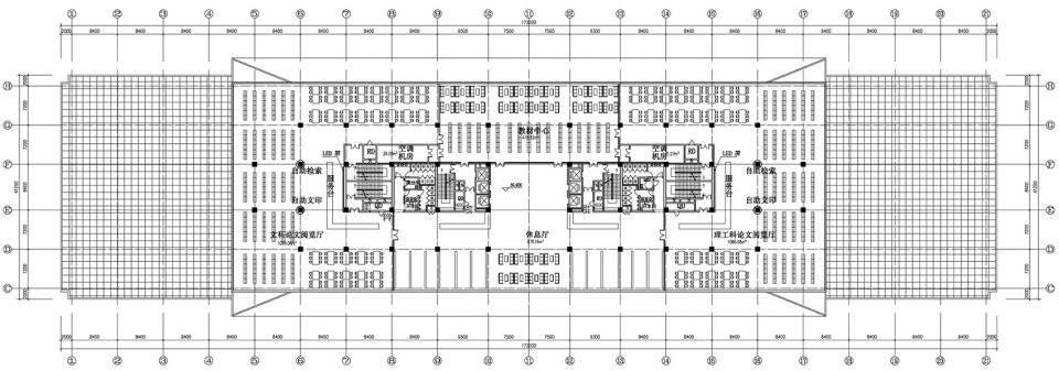 library integrated service building of nankai university new campus china by gpc of tadi