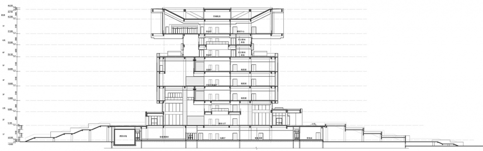 library integrated service building of nankai university new campus china by gpc of tadi