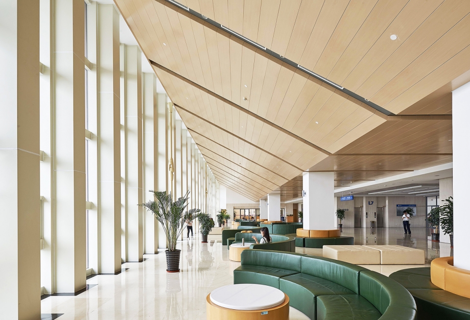 library integrated service building of nankai university new campus china by gpc of tadi
