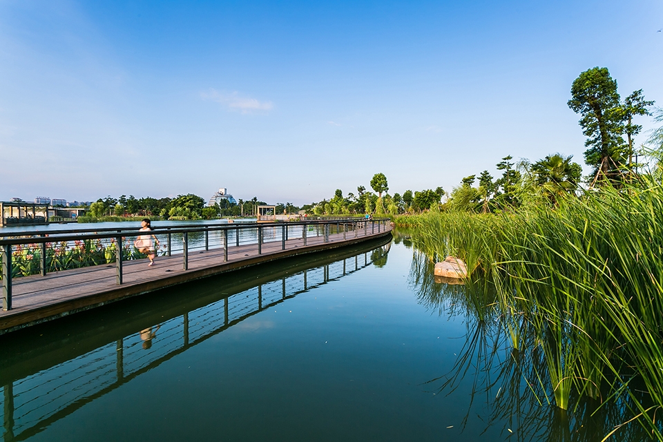 zhangzhou bihu lake eco park china by la design