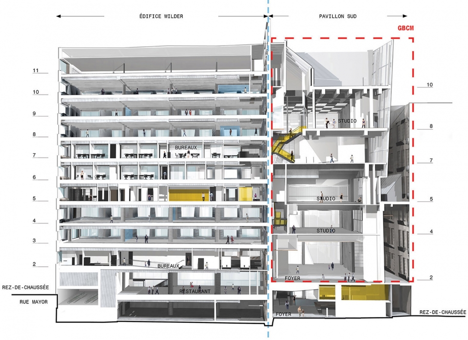 aedificaedifice wilder espace danse building by aedifica