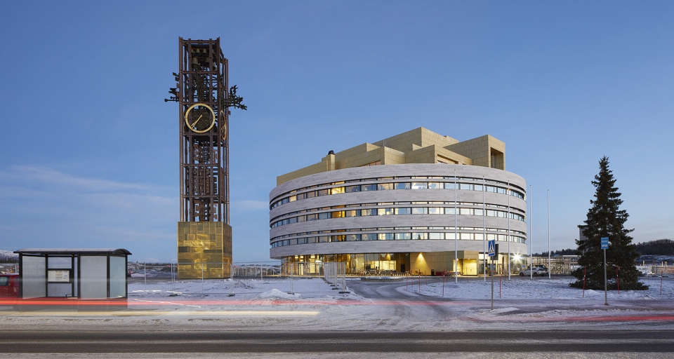 kiruna town hall by henning larsen