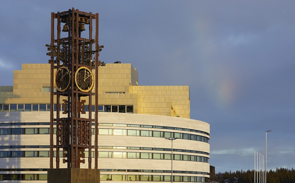 kiruna town hall by henning larsen