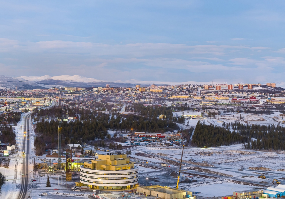 kiruna town hall by henning larsen