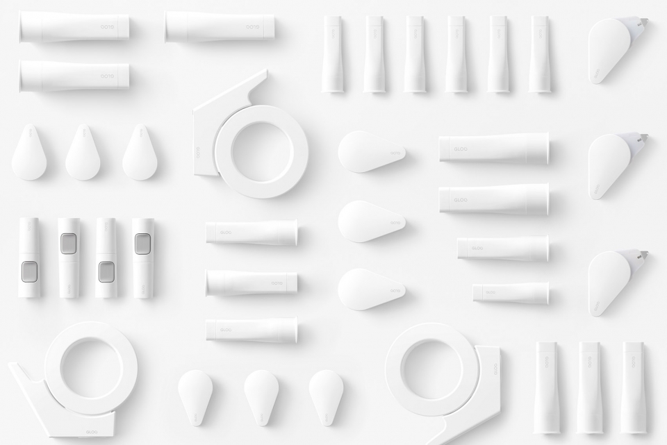 GLOO adhesive products for KOKUYO by nendo