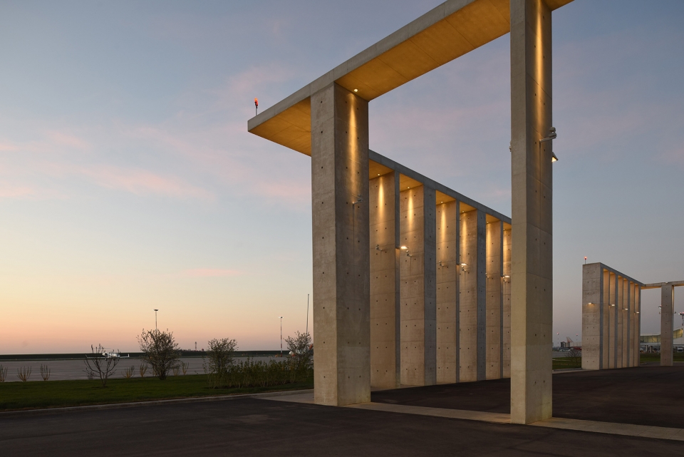 platov airport by nefa architects