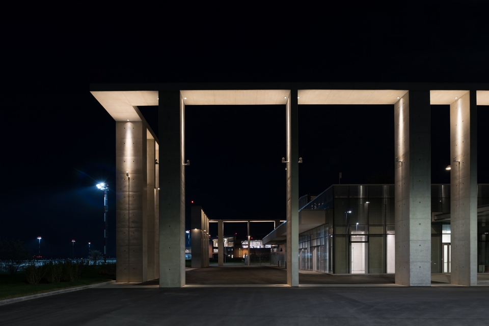 platov airport by nefa architects