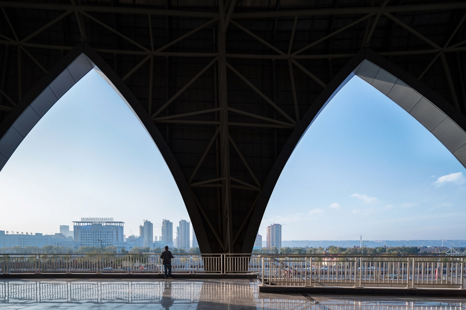 linxia olympic sports center stadium dutstudio