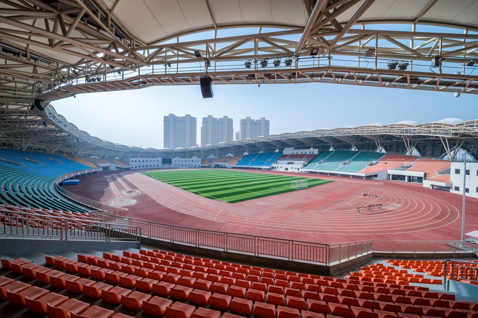 linxia olympic sports center stadium dutstudio