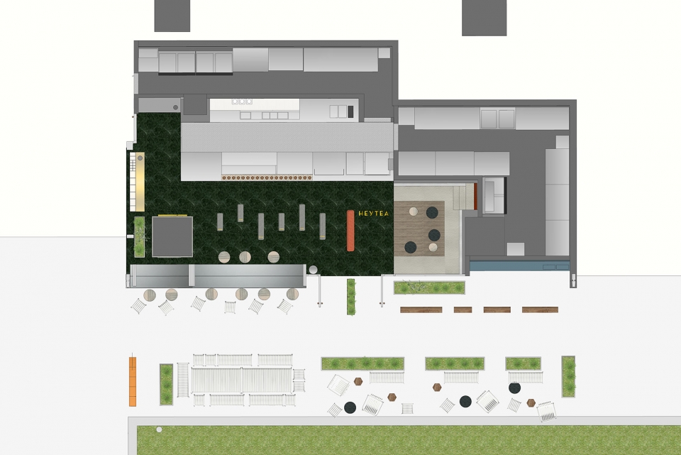 喜茶静安嘉里中心店上海nota建筑设计工作室