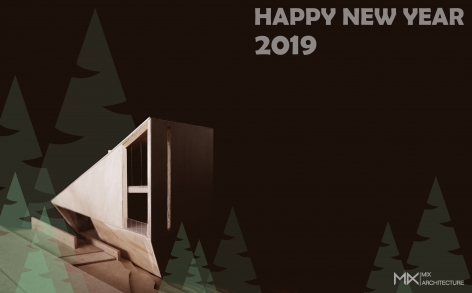 米思建筑新年贺卡