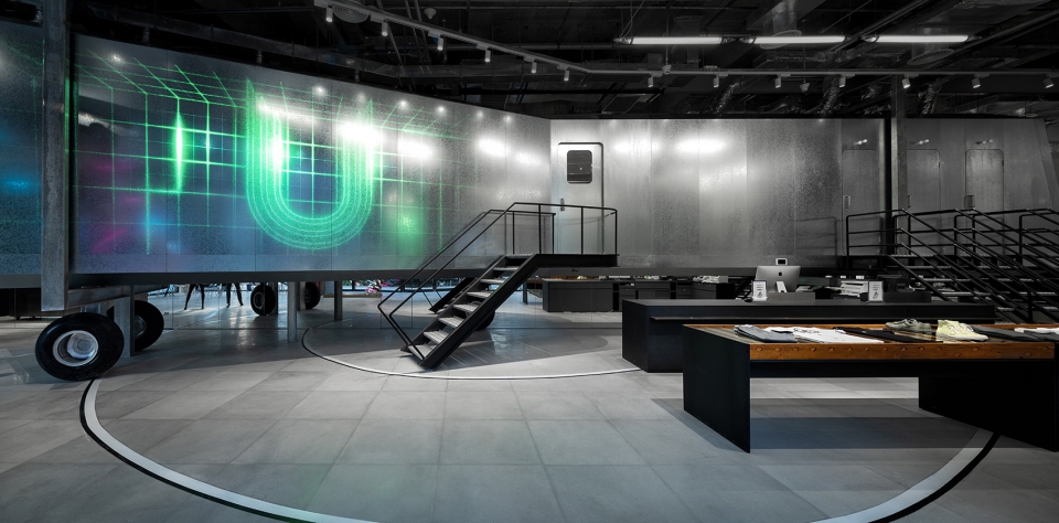 lighting design of upar flagship store china by gd lighting design