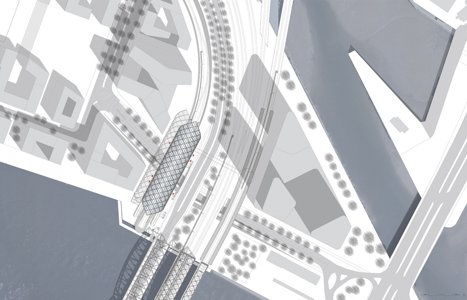 new elbbrucken underground station by gmp