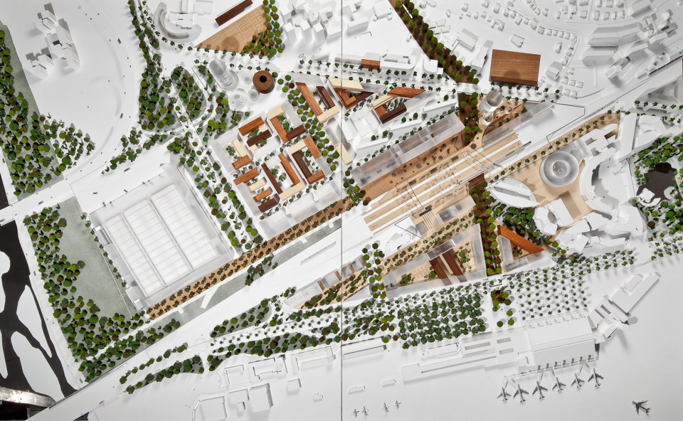 the central axis of the new multimodal hub in nice grand arenas by mateo arquitectura