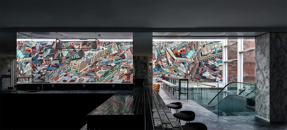 under the zhengyangmen china by drawing architecture studio