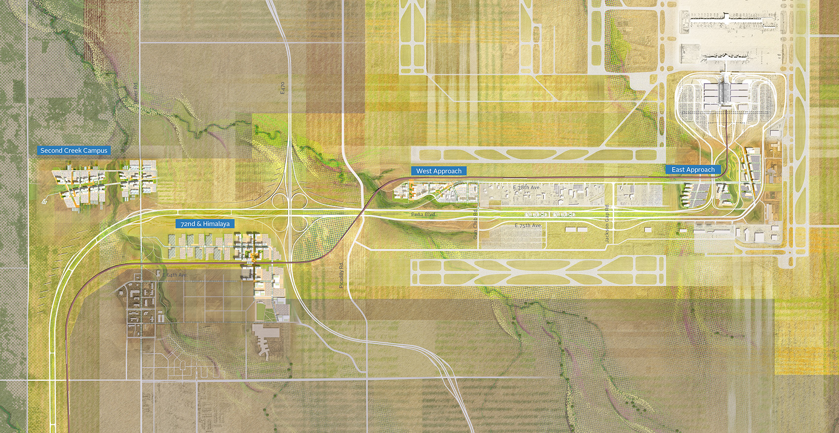 Denver International Airport Strategic Development Plan by Sasaki 谷德设计网