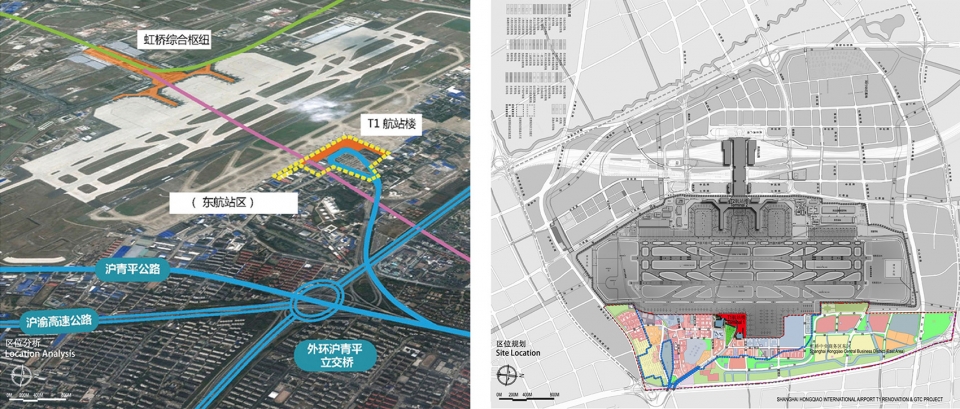hongqiao international airport t1 china by east china architectural design research institute ecadi