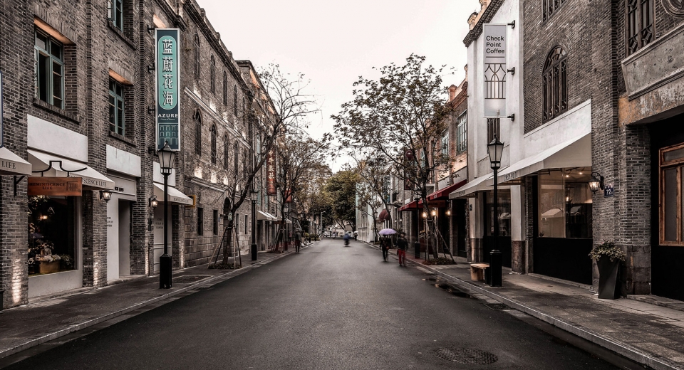 renovation of the street front of zhongping road fuzhou china by depth design