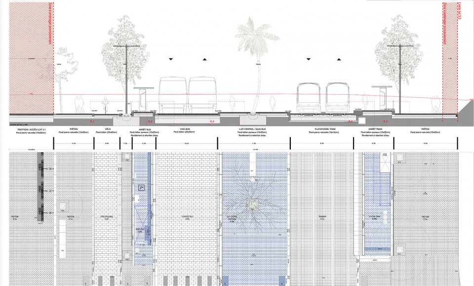 the central axis of the new multimodal hub in nice grand arenas by mateo arquitectura