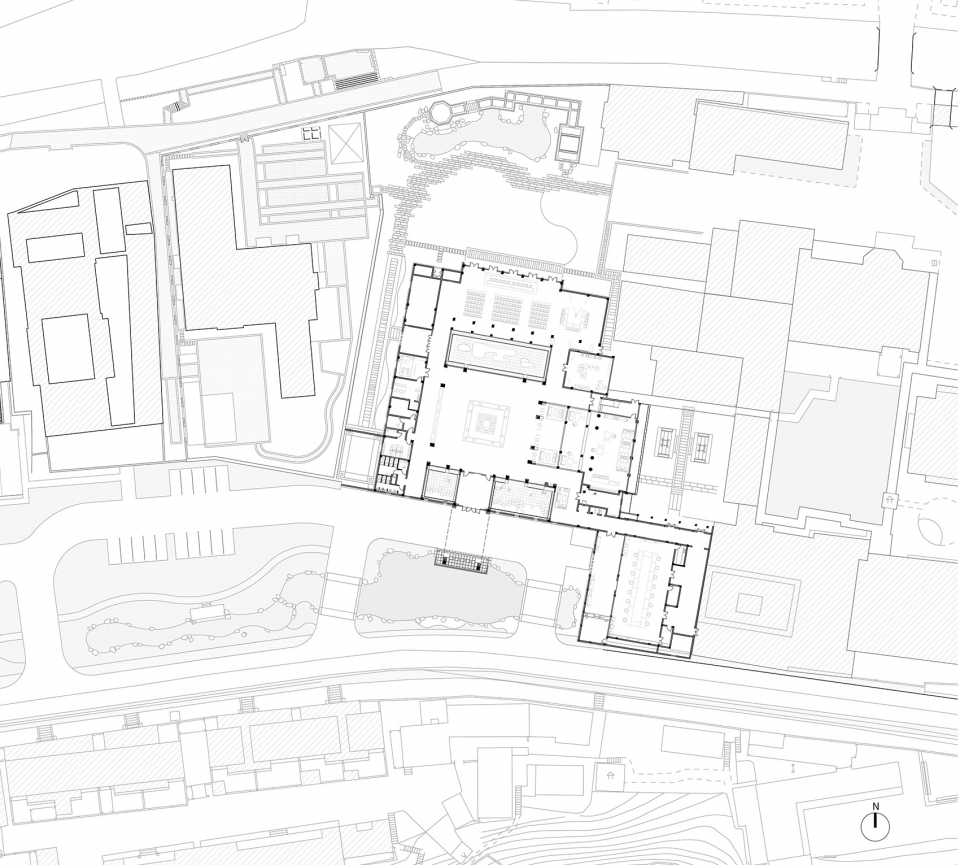 the new lobby in shaoxing hotel reconstruction and upgrading project china by architectural design and research institute of zhejiang uni...