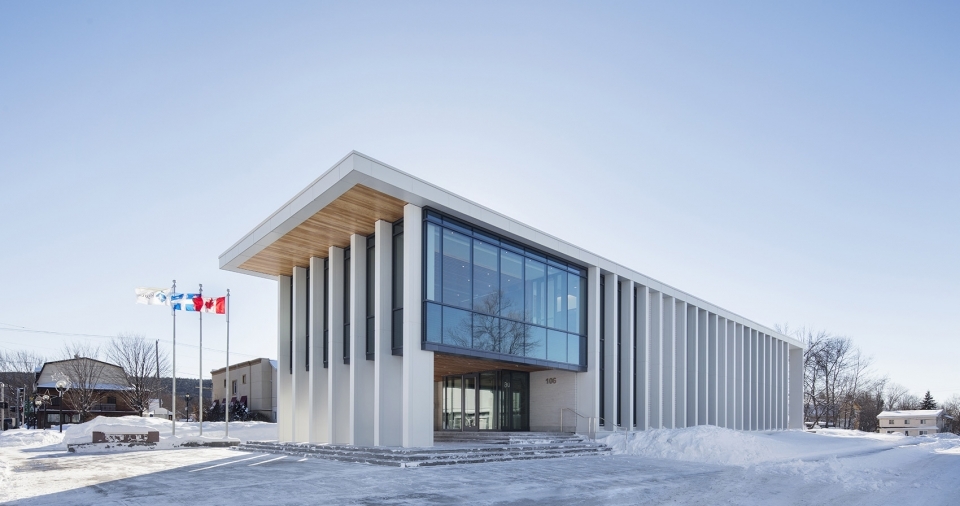 Rigaud City Hall by Affleck de la Riva architects 960x506 1