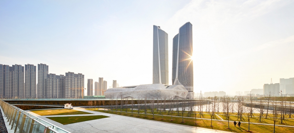 nanjing international youth cultural centre china by zaha hadid architects