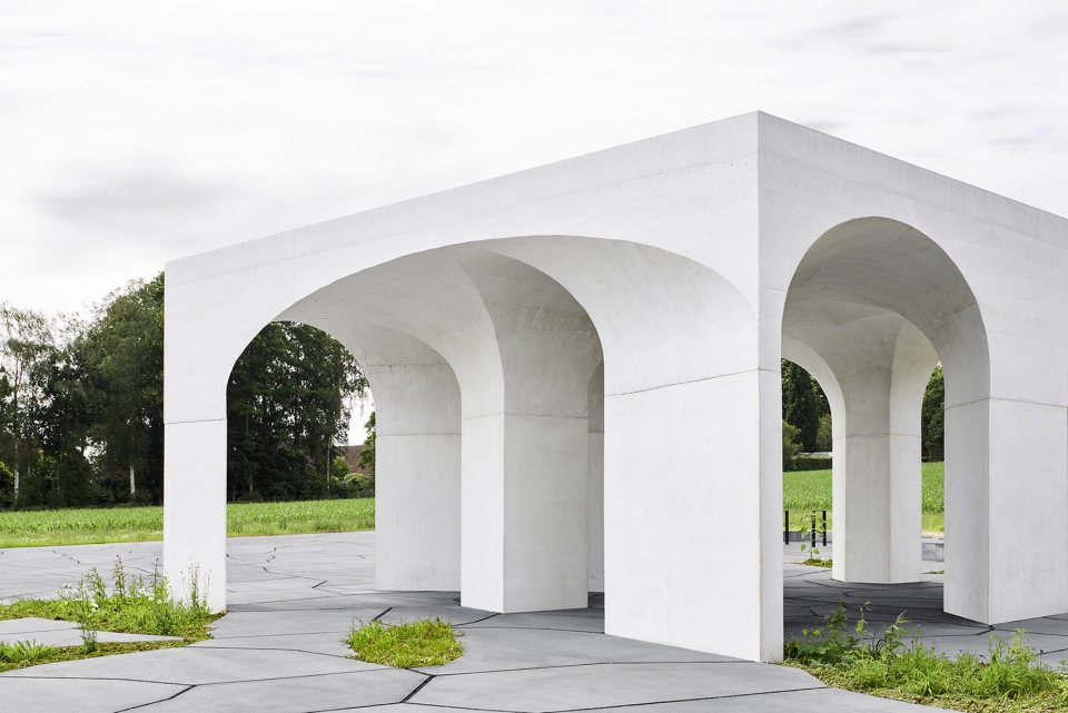 six vaults pavilion by gijs van vaerenbergh