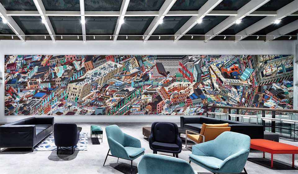 under the zhengyangmen china by drawing architecture studio
