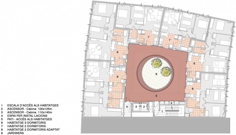 social housing at can batllo by espinet ubach