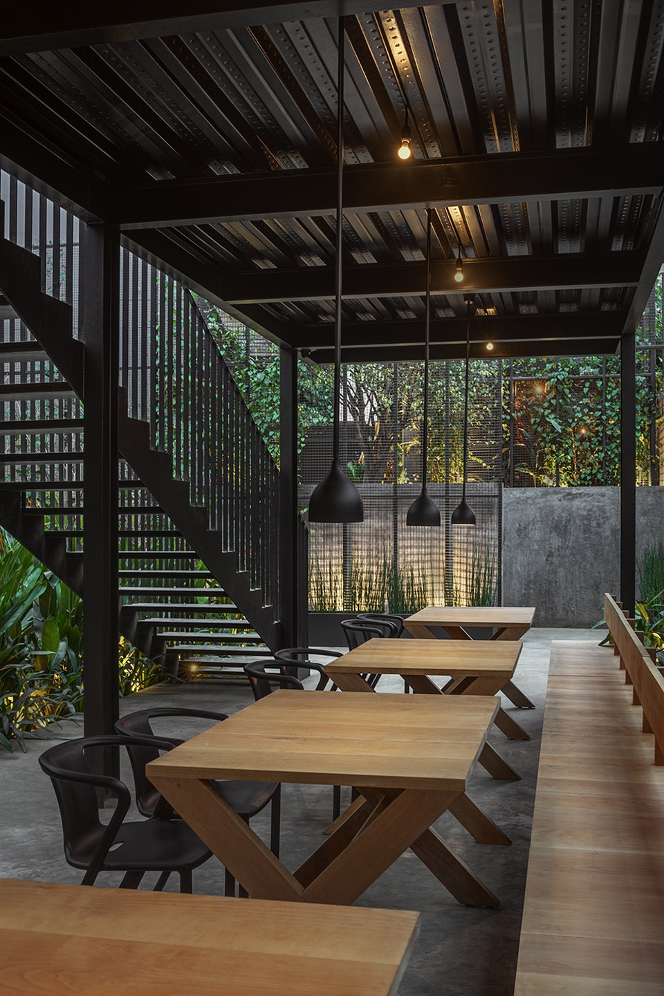 sunrise garden restaurant by m9 design studio