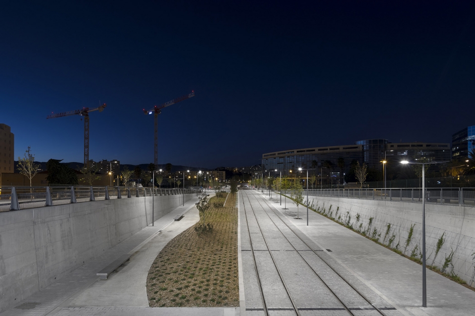the central axis of the new multimodal hub in nice grand arenas by mateo arquitectura